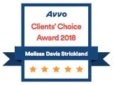 Avvo Client's Choice Award 2018 | Melissa Davis Strickland